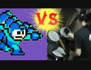 【ロックマン3】ワイリーステージ2の曲に合わせてドラムを叩いてみた