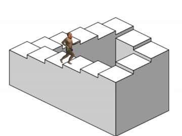 無限階段を上る先輩