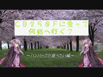 CB250Fに乗って何処へ行く？第３-１話　ハンバーグが食べたい編