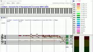 【Muse】バッハ：４つのハープシコードのための協奏曲（調整中）