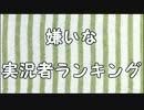 嫌いな実況者ランキング【2015】