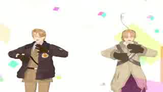 【APヘタリアMMD】北米兄弟でハピシン