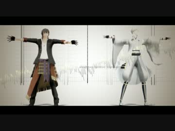 【MMD刀剣乱舞】Bad Apple!!【大倶利伽羅・鶴丸国永】