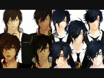 【MMD刀剣乱舞】光忠を囲む一騎当千【燭台切光忠×５・大倶利伽羅×４】