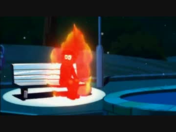 ただ燃える一松を眺めるだけの動画