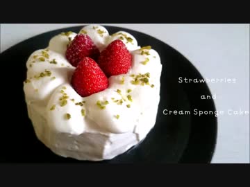 レンジでスポンジケーキ作ってみた。