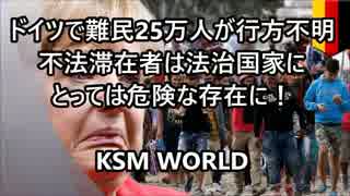ドイツで難民25万人が行方不明！不法滞在者は法治国家にとっては危険