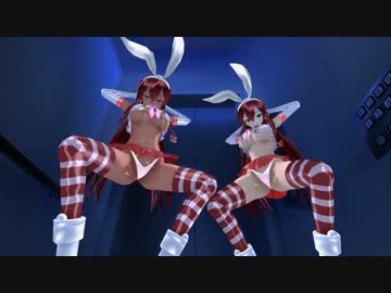 【MMD】レッド島風たちで赤い月夜にパンチラダンス～Mr.Saxobeat～【紳士】