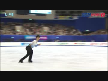 【ユーロスポーツ】フィギュア全日本選手権 男子ＳＰ（羽生、宇野）