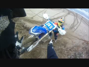 オフロードバイクで！お浜遊び！！ その3！！！！