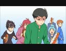 【手描き】蔵馬と飛影がタンバリンを叩いてるだけ【幽遊白書】