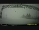 北海道の雪道走行上級編（吹雪の威力65%）