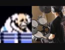 【ロックマン3】ゲームクリアBGMに合わせてドラムを叩いてみた