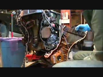 ワークスくんの大冒険⑦オイル漏れ修理②エンジン本体の作業