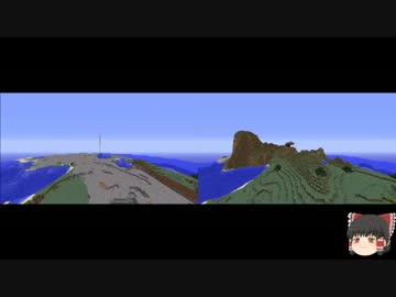 【Minecraft】整地状況を比較【ゆっくり実況プレイ】