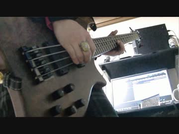 L'ArcのWings Flapのベースを楽しく弾いてみた♪