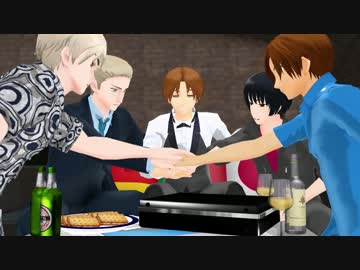 【APヘタリアMMD】枢軸で脳漿炸裂ガールRemix