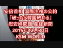 【KSM】安倍首相 国際注視の公約「破ったら韓国終わる」慰安婦問題 産経