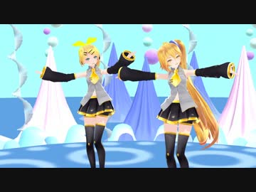 【ＭＭＤ】 Tda式リンとネル・デフォ服で嘘とぬいぐるみ