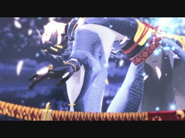 【MMD刀剣乱舞】冬の頃、近侍山姥切国広くんと三日月さん顕現