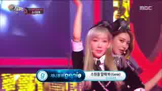 SNSD - Genie @ MBC Song big festival【151231】