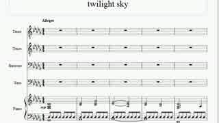 Twilight　Sky(男声四部合唱)