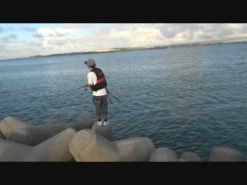 台風の後は爆釣するらしい【沖縄】