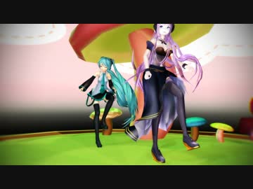 【MMD】 Lap Tap Love 【つみ式初音ミク&REM式巡音ルカV4X】