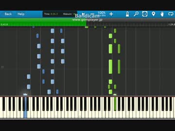 おそ松さん　OP2「全力バタンキュー」（ピアノ楽譜）