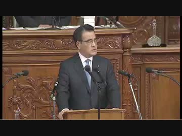 H28/1/6 衆院本会議代表質問【民主党は天にブーメランを投げている】