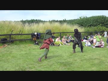 スウェーデンの西洋剣術団体によるロングソードのデモ