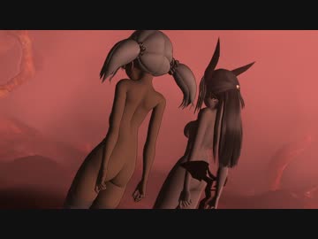 [MMD]全裸モデルで るぱん[R-18]