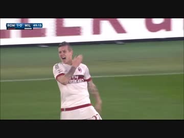 【本田同点アシスト】セリエA第19節 ローマ×ミラン