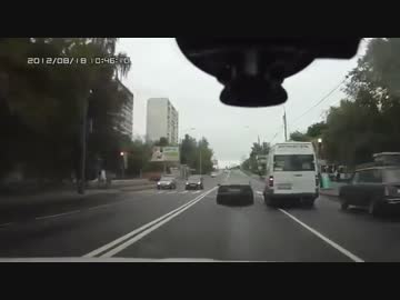 DQNの走り屋が白昼堂々と自爆!!