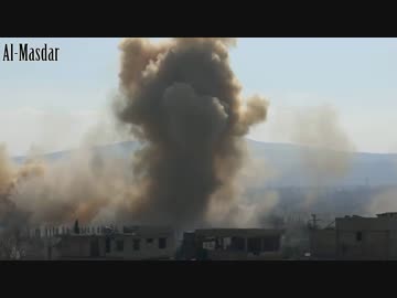 シリアの空爆シーン集