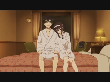 二人きりでアフレコをする松岡くんと茅野さん