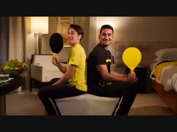 歌う香川と笑うギュンドガン