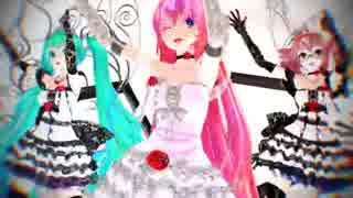 【MMD】一騎当千(初音ミク、巡音ルカ、GUMI、重音テト、亞北ネル