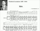 F.Gernsheim - Trio Nr.1 für Pianoforte, Violine und Violoncell, Op.28: 2nd mvt. Scherzo