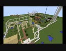 【minecraft】年末にマルチで作った遊園地をゆっくりボイスで紹介【ERC】