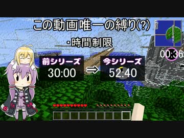 【Minecraft】ゆかりんの1時間圧縮満喫日記 #1【結月ゆかり】