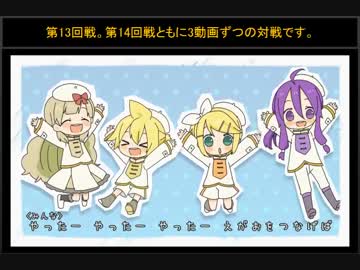 鏡音で行く年くる年～年忘れ鏡音の歌2015紅白歌合戦～【１３回戦】