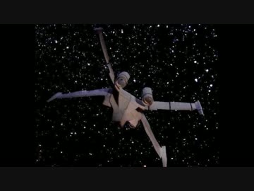 Xウイングファイターを切り折り紙で作ってみた