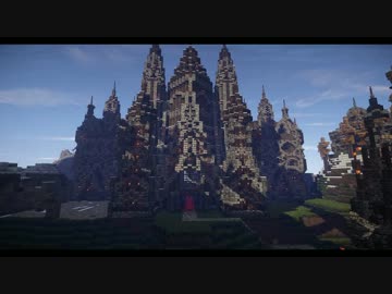 【Minecraft】巨大な城を建ててみた【ワールド総製作500時間越え】