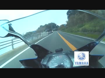 YZF-R25で海岸沿いを走ってみた。