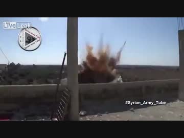 ミサイルが撮影者の目の前で弾着シリーズ