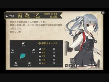 [艦これ]　霞改ニ＋改ニ乙　