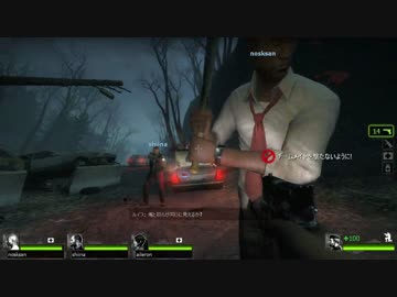 【Left4Dead2】 ぞんびにっき　４人でDeath Tollプレイ 1日目【実況】