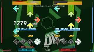 |Stepmania| Chipzel - Focus (Super Hexagon - Hexagonest Stage Theme)