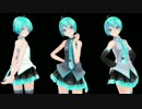 【MMD】Tdaシスターズ Tda式初音ミク　プチショ髪デフォ服 【モデル配布】